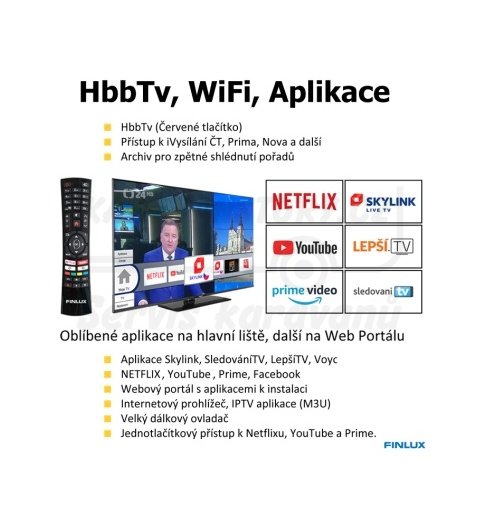 Finlux TV24FDM5760-T2 SAT DVD SMART WIFI 12V