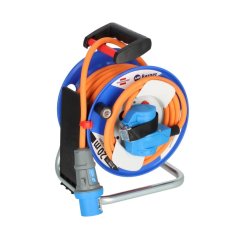 Prodlužovací kabel na bubnu - 20m - oranžový - CEE - CEE - taška