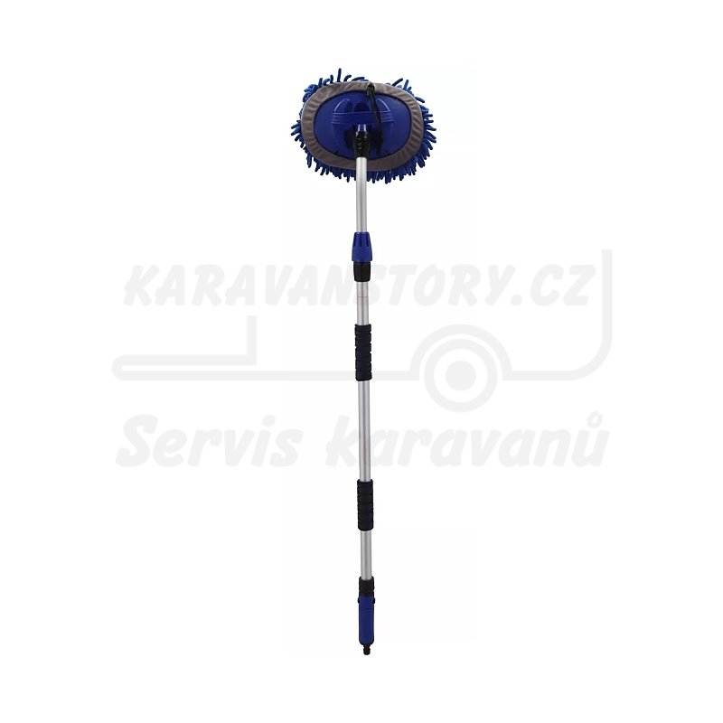 Teleskopický mycí kartáč 2v1 délka 130 - 180 cm