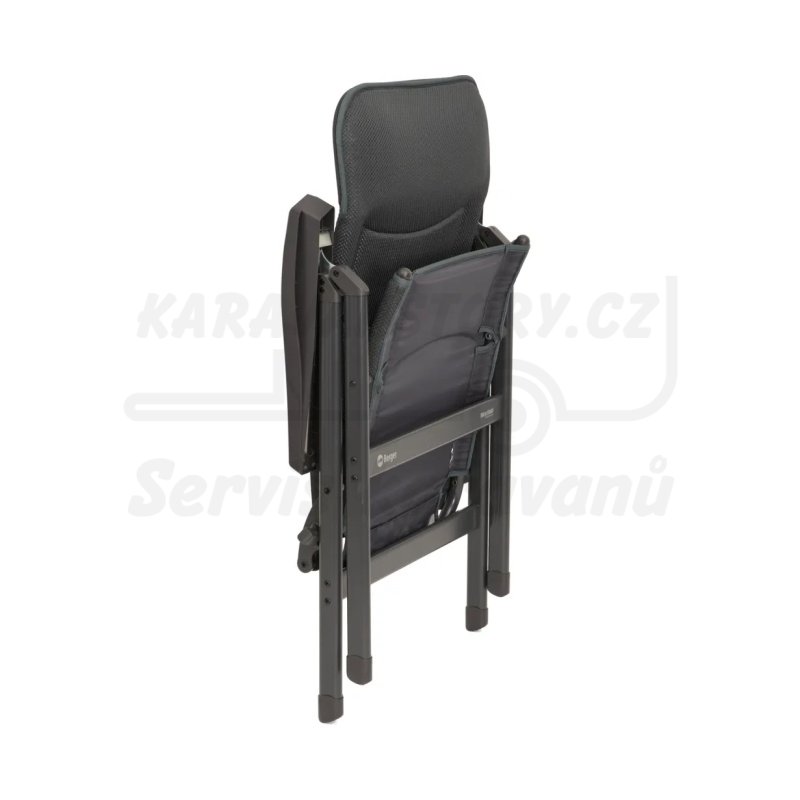 Kempingové křeslo Selencia Berger by Westfield - šedé