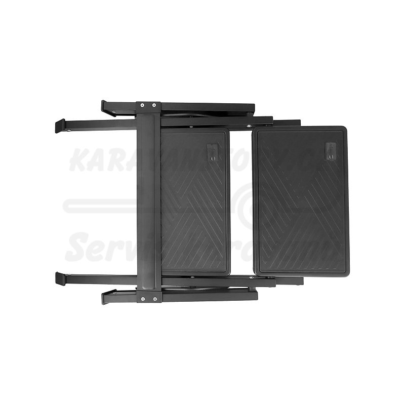 Skládací dvojschůdek  ALU Black 38cm