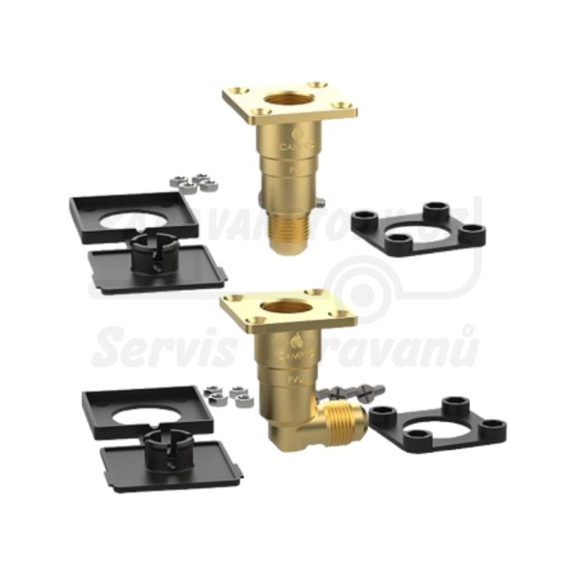 Tankovací ventil CAMPKO W21,8 x 1/14 k plnitelným LPG lahvím