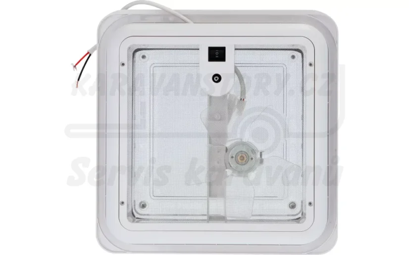 Střešní ventilátor Turbo Vent Berger 28x28cm 12V - čirý