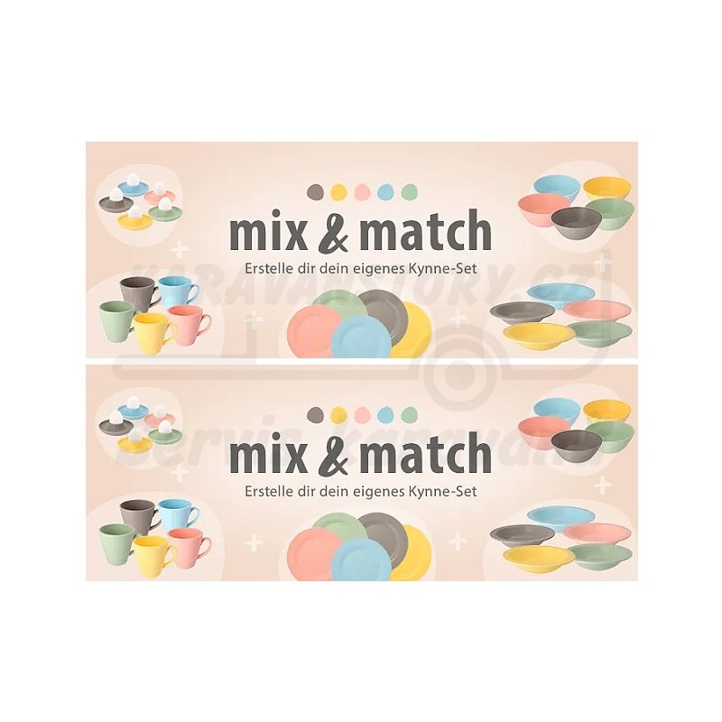 Kempingové nádobí Mix&Match - Vyberte typ: Málá miska, Vyberte barvu: žlutá