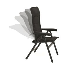 Kempingové křeslo Selencia Berger by Westfield - černé
