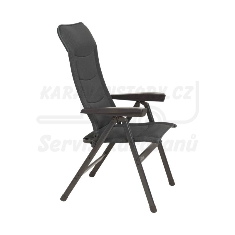 Kempingové křeslo Selencia Berger by Westfield - šedé