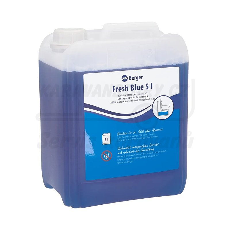 Splachovací WC chemie BERGER blue - 5l Splachovací WC chemie BERGER blue - 5l