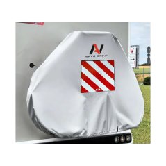 Plachta na kola na zadní část karavanu / vozidla