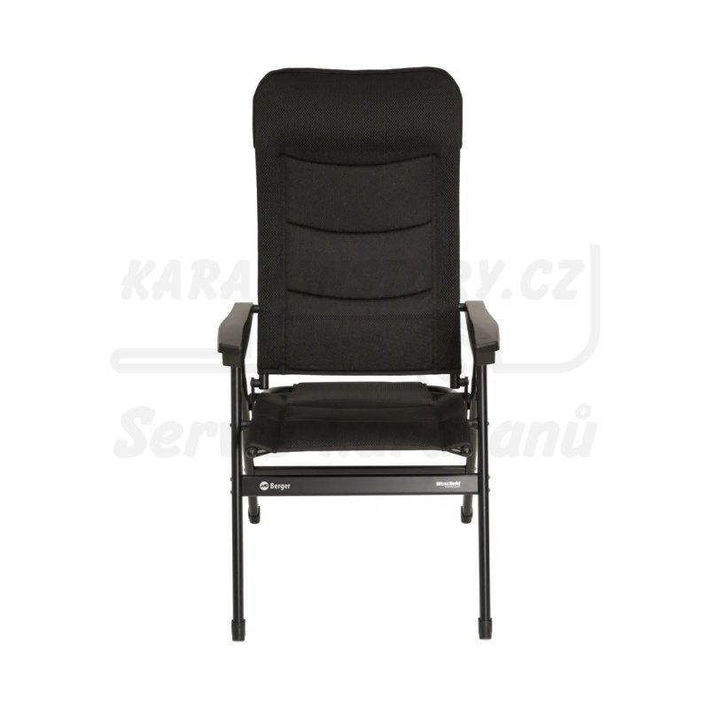 Kempingové křeslo Selencia Berger by Westfield - černé