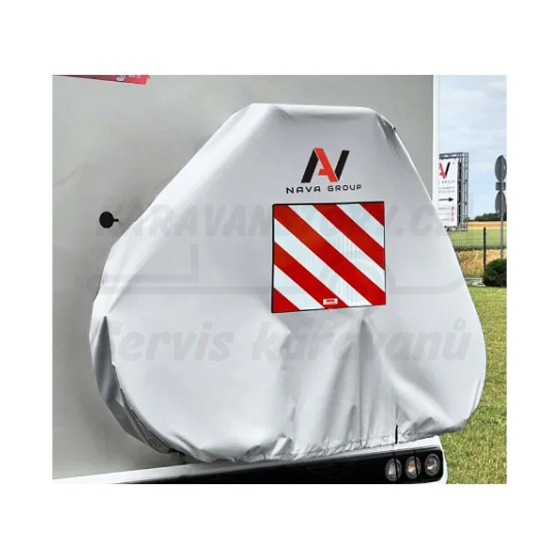 Plachta na kola na zadní část karavanu / vozidla