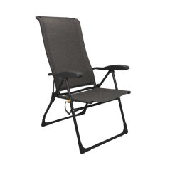 Skládací kempingová židle Allia s opěrkou nohou