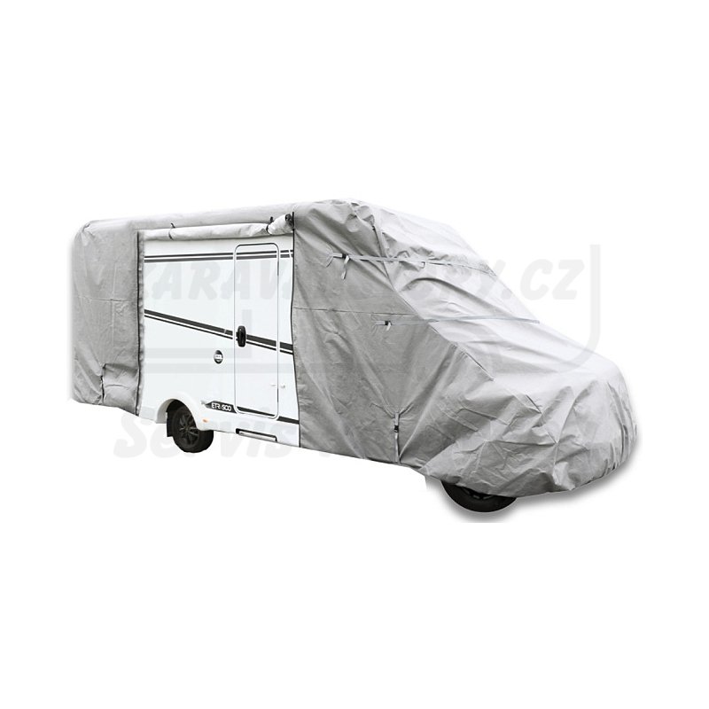 Krycí plachty pro obytná vozidla - alkovna / polointegra - otevírací bok - Typ vozidla: Alkovna, Délka vozidla: 820-850cm