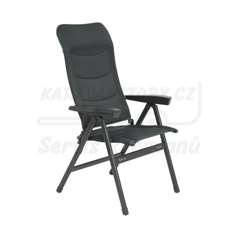Kempingové křeslo Selencia Berger by Westfield - šedé