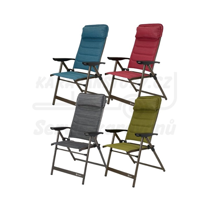 Kempingové křeslo Slimline - výběr barev