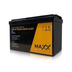 LiFePO4 akumulátor Maxx 12,8V, 150Ah (200A) BT + vyhřívání