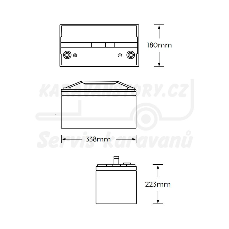 LiFePO4 akumulátor Maxx 12,8V, 150Ah (200A) BT + vyhřívání