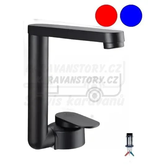 Vodovodní baterie Reich Twister - black mat