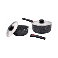 Sada hliníkových zapékacích hrnců Berger Stone Rock - 6dílná