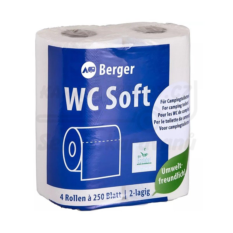 Toaletní papír pro Chemická WC - Berker - 4 role