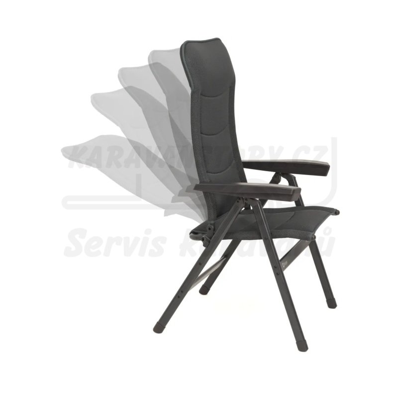 Kempingové křeslo Selencia Berger by Westfield - šedé