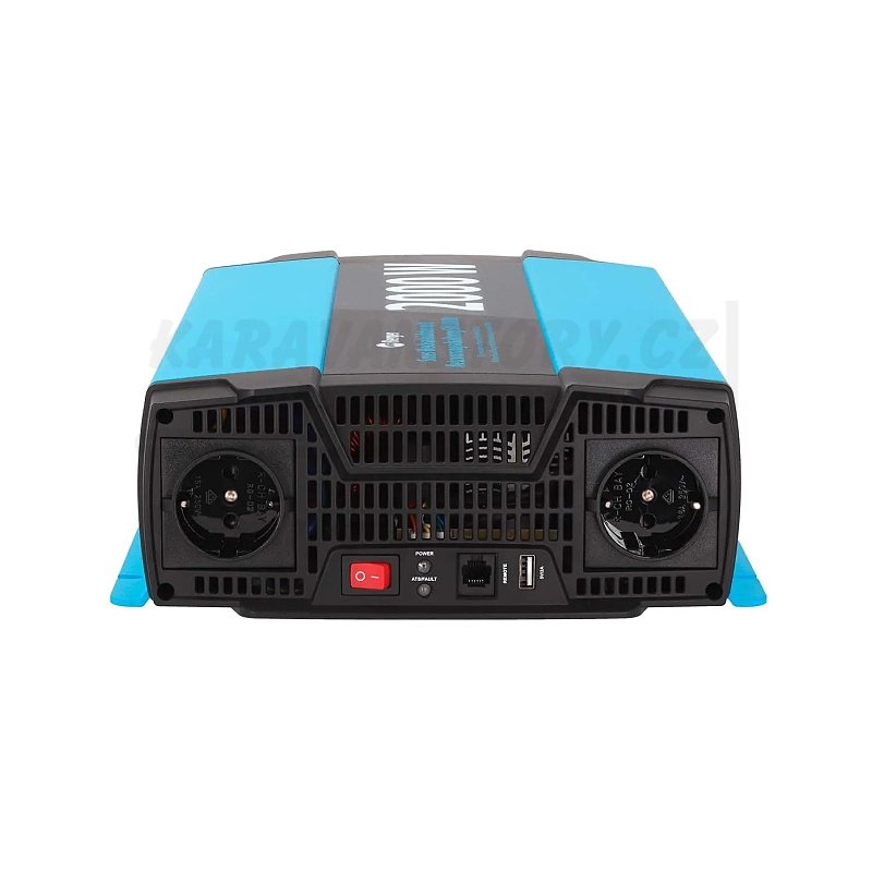 Čistě sínusový měnič napětí Berger 12V/230V - Vyberte výkon měniče: 1000W