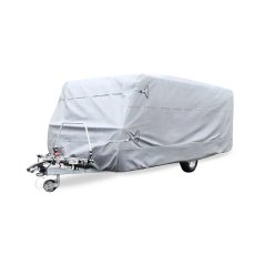 Celoroční krycí plachta na karavan - bez bočních zipů