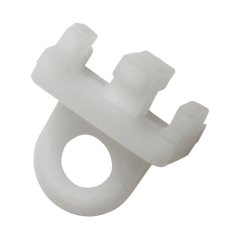 GARDINIA Sponky na záclonové lišty, bílé, 6 kusů