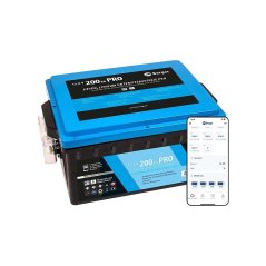 Lithiová baterie Berger LiFePO4 200 Ah 12 V pod sedačku s Bluetooth a vyhříváním