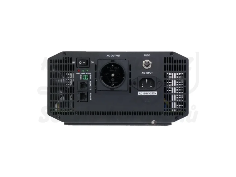 Měnič napětí Mestic 1500W čistý sinus - automatický přepínač zdroje