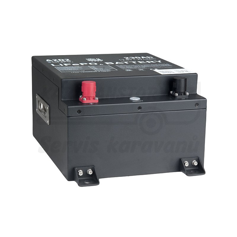 A2D2 baterie LiFePO4 12,8V 230Ah M8 SELF-HEAT Under-Seat Case (DJ Energy cells)