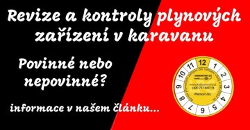 Revize plynu v karavanu