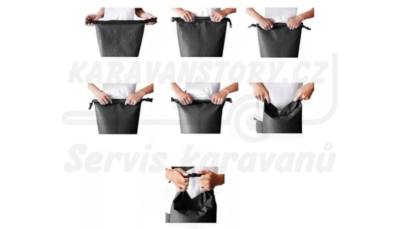 Waterproof bag 10L black 23565