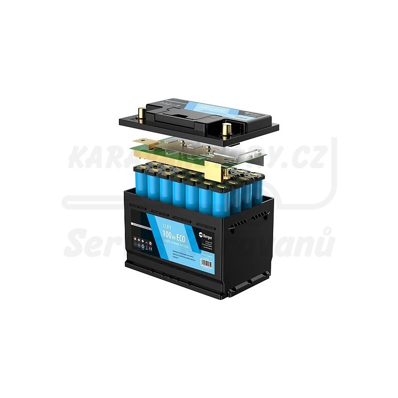 Lithiová baterie Berger LiFePO4 100 Ah Eco