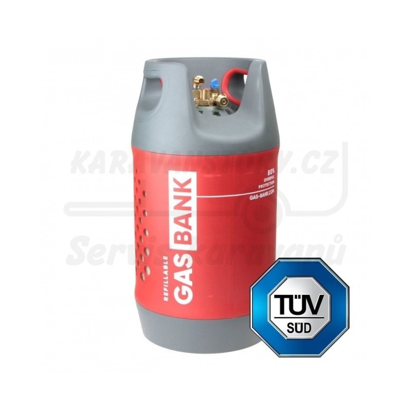 Plnitelná plynová láhev GasBank 11kg Multi - OPD 80%