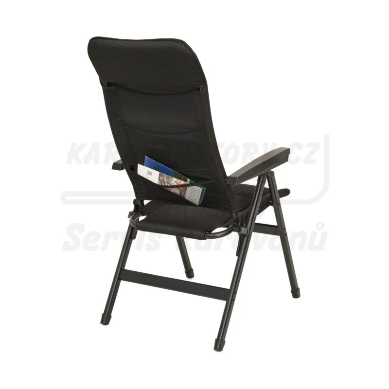 Kempingové křeslo Selencia Berger by Westfield - černé