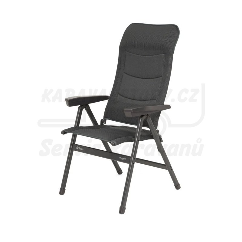 Kempingové křeslo Selencia Berger by Westfield - šedé