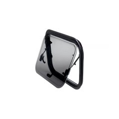 Boční výklopné okno s dvojitým tónovaným zasklením a hliníkovým rámem