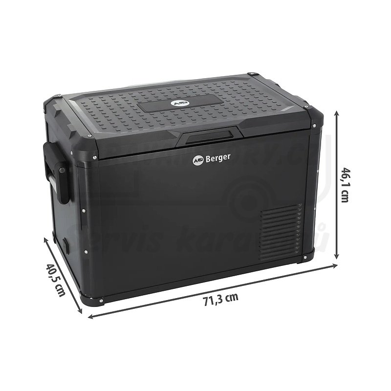 Kompresorová lednice Berger MCX 45, 45 litrů, 12V/24V/230V