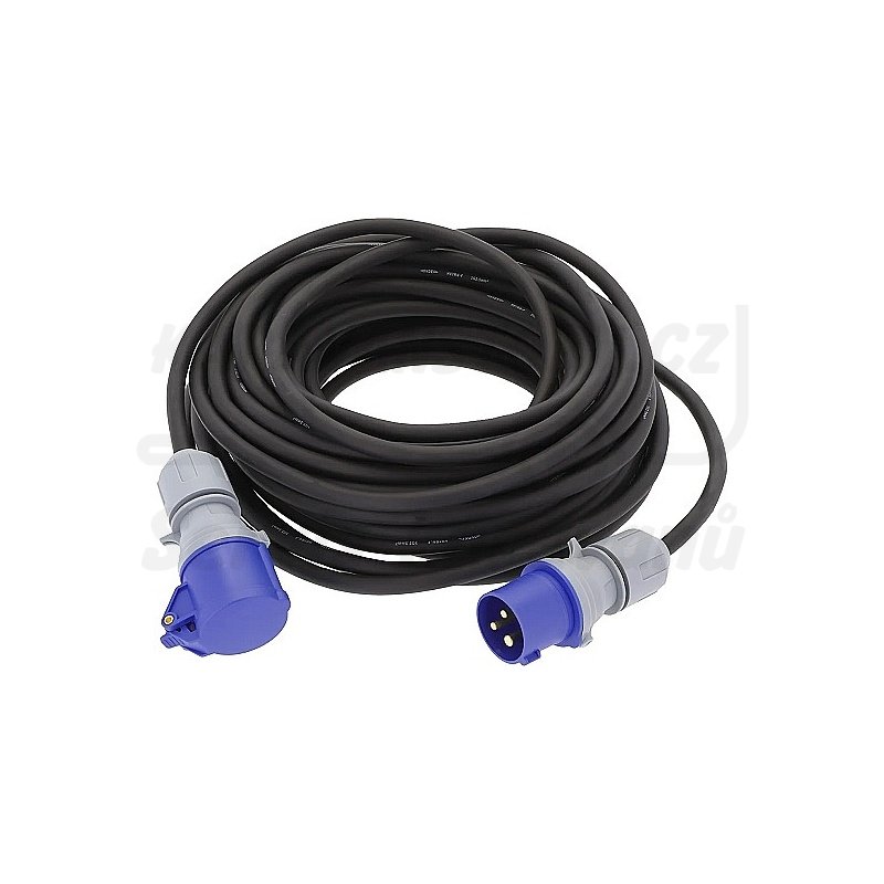 Připojovací kabel Berger CEE se zástrčkou CEE a zásuvkou CEE, 25 m