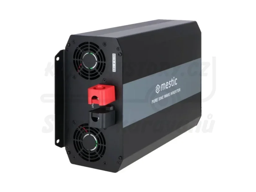 Měnič napětí Mestic 1000W čistý sinus - automatický přepínač zdroje