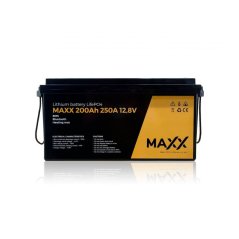 LiFePO4 akumulátor Maxx 12,8V, 200Ah (250A) BT + vyhřívání
