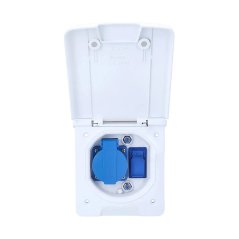 Schwabe multifunkční zásuvka pro karavany vč. 1x Schuko 230V/2x SAT/1x USB A/1x USB C