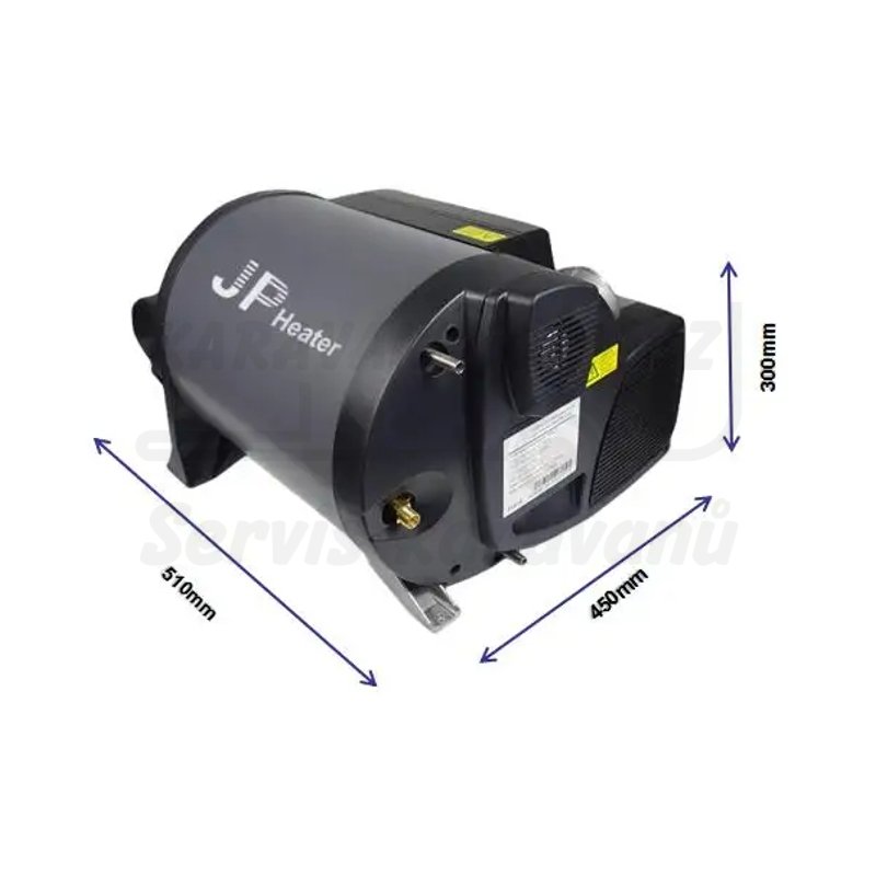 JP HEATER  Combi - Diesel - 230V - Bluetoth + montážní sada