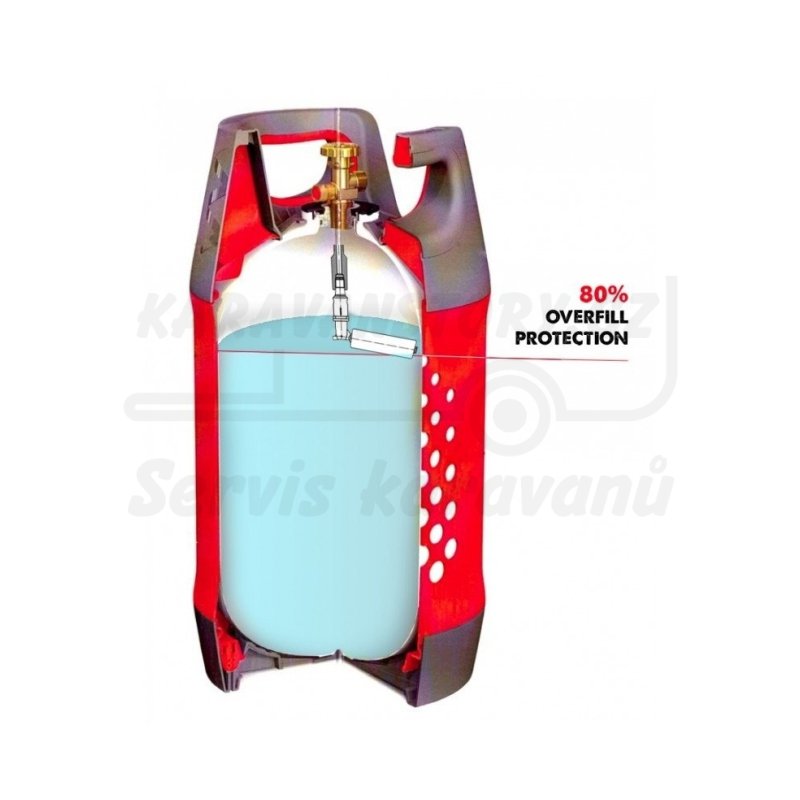 Plnitelná plynová láhev GasBank 11kg Multi - OPD 80%