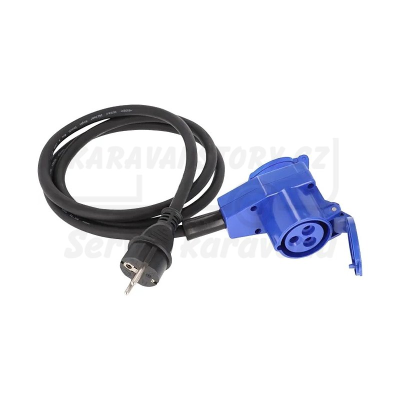 Adaptérový kabel Berger s úhlovou spojkou CEE