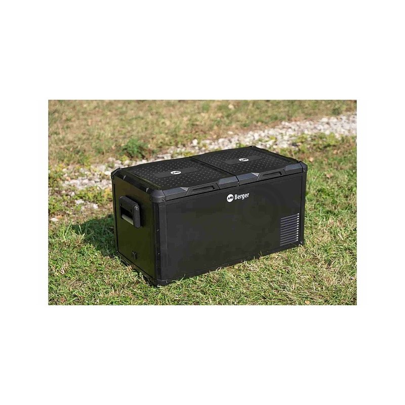 Kompresorová dvoukomorová lednice Berger MCX 75, 75 litrů, 12V/24V/230V