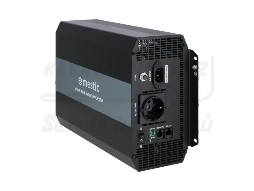 Měnič napětí Mestic 1000W čistý sinus - automatický přepínač zdroje