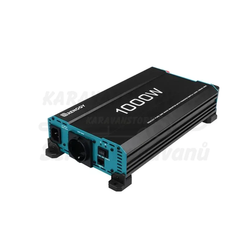 Renogy měnič napětí čistá sinusoida 12V 1000W
