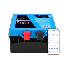 Lithiová baterie Berger LiFePO4 300 Ah 12 V pod sedačku s Bluetooth a vyhříváním