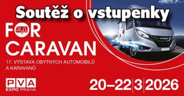 Soutěž o vstupenky na FOR CARAVAN 2026